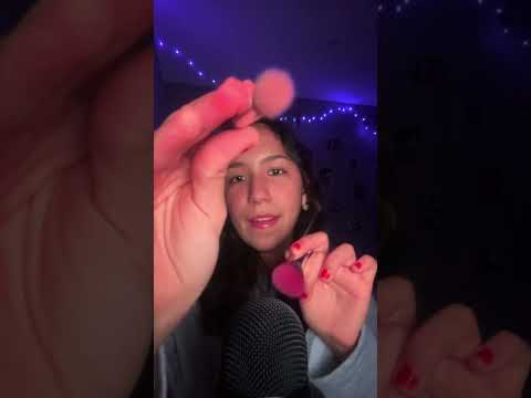 siente cosquillas con estas brochitas y sonidos de viento 💨✨#ASMR #relax #tingles #asmr