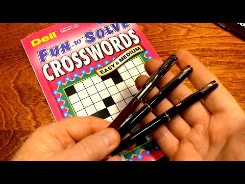 Crossword Puzzle 14 Start to Finish - ASMR Sleep