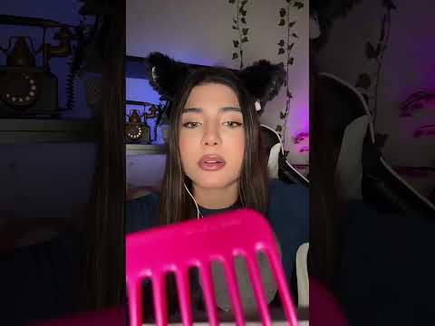ASMR   Corte de cabello ⧸⧸ sígueme en YouTube para más contenido ⧸⧸ YT： Anny ASMR 🌸  #asmr #asmrsou