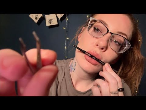 A Classic Doing Your Eyebrows ASMR Video