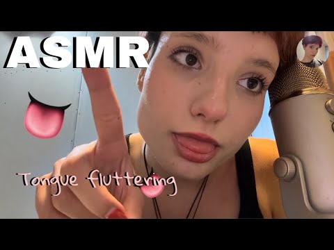 ASMR 🐰💤 || Tongue flutter | Mic brushing plus tongue fluttering