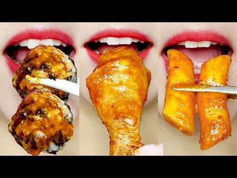 ASMR KOREAN HOME MEAL FOOD (SPICY BRAISED CHICKEN) 집밥 매운 닭볶음탕 먹방 MUKBANG eating sounds