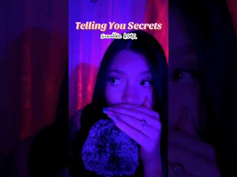 Telling You Secrets 👄 [Inaudible ASMR] #visualtingle #relax #mouthsounds #tingles #triggersforsleep