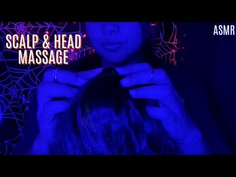 ASMR Scalp & Head Massage ~ Scratching & Hair Play (No Talking)