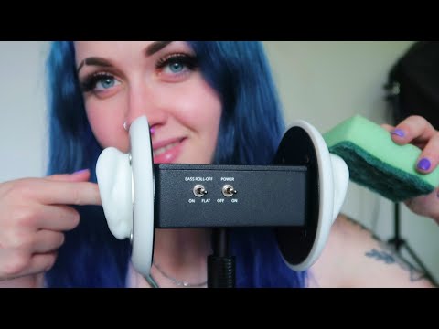 ASMR Binaural 3Dio Ear To Ear Tapping, Scratching & Digging 😴