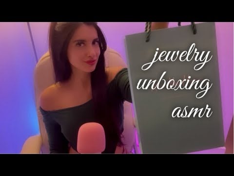 ✨ASMR Jewelry Unboxing Haul • Show & Tell✨💕