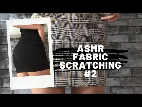 ASMR SKIRT SCRATCHING | FABRIC SOUNDS | Part 2