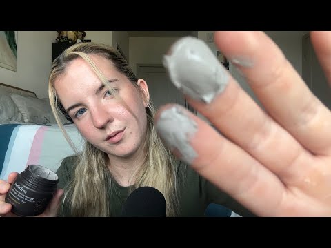 ASMR Pampering You (Scalp Massage, Eyebrow Plucking, Face Mask)