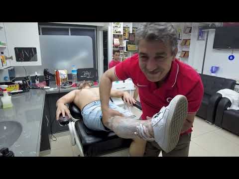 STUNNING BODY MASSAGE ON THE SOFA WITH MUNUR ONKAN! SUCH RELIEF YOU HAVE NEVER SEEN BEFORE