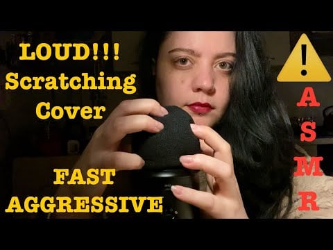 ASMR| ⚠️FAST AGGRESSIVE MIC SCRATCHING RUBBING GRIPPING BRUSHING. ENGLISH AND ITALIAN WORDS. LOUD!
