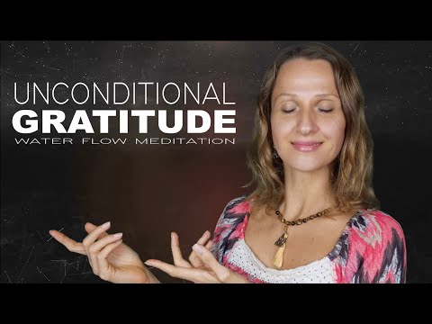 Guided 𝗪𝗮𝘁𝗲𝗿 𝗙𝗹𝗼𝘄 Meditation on Gratitude: Instant Stress & Anxiety Meltdown | Sleep