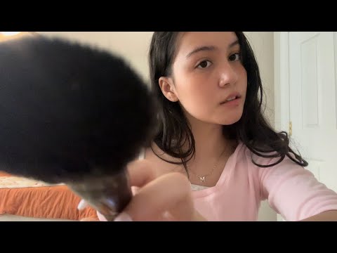 asmr 💅 friend does your barbie makeup [lofi, whispering up close]