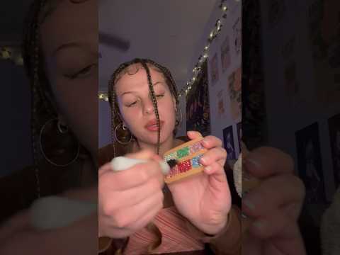 wooden makeup! #woodasmr #woodsounds #makeupasmr #relax #shorts
