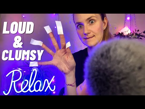 Loud & Clumsy ASMR | Real Camera Touching