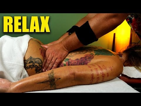 SLOW DEEP TISSUE BACK MASSSAGE FOR DEEP SLEEP