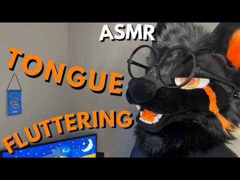 [Furry ASMR] 18 Minutes of Tongue Fluttering for Sleep