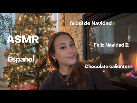ASMR Diciendo Palabras de Navidad en Español y Ingles🎄✨