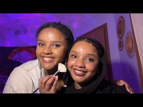 ASMR On Real Person (My sister)| Eye Exam, Sensory Exam, Negative Energy Removal