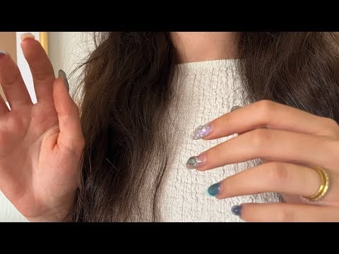 ASMR hair touching appointment 🐚