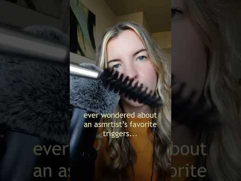 my favorite triggers (as an asmrtist) #asmr #asmrtriggers #personalattention