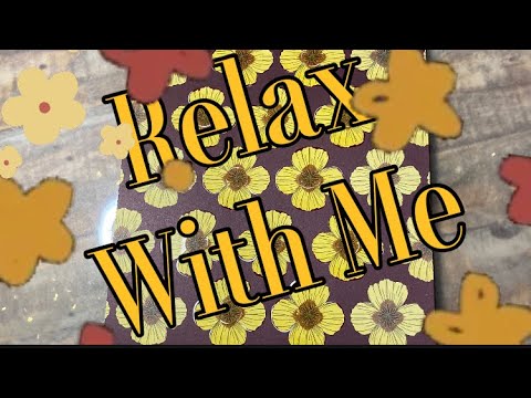 ASMR VISUAL & SOUND TRIGGERS: YELLOW FLOWERS STICKER PUZZLE #406