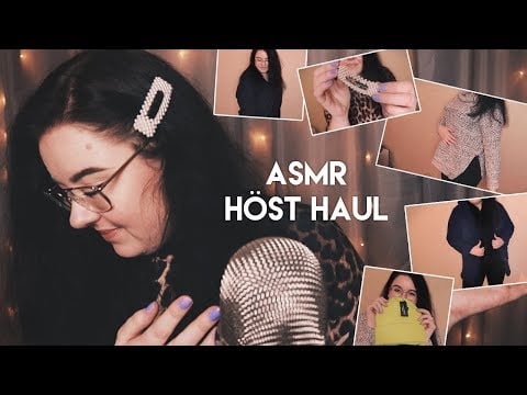 ASMR JFR HÖST HAUL - Massa härliga fabric sounds & try on's!!!