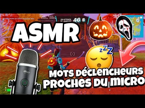 ASMR Français • MOTS DÉCLENCHEURS & CHUCHOTEMENTS PROCHES DU MICRO 👻 (version Halloween 🎃)