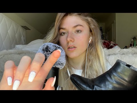 ASMR- DEEP Leather Tapping 🥵 [German/Deutsch]