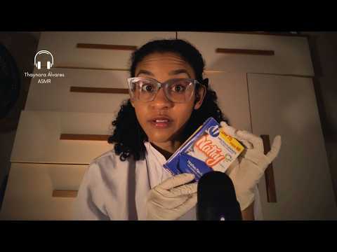 ASMR Limpeza de ouvido vintage clínica 🕯️ Sons antigos + atenção total