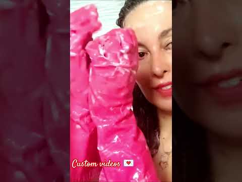 ASMR SPONTEX latex gloves sounds and foam #asmr #asmrglovesounds
