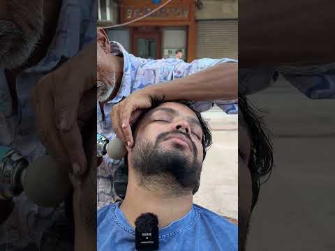 Waris Barber Gun Massage #asmr #thebarbersarms #headmassage #indianbarber