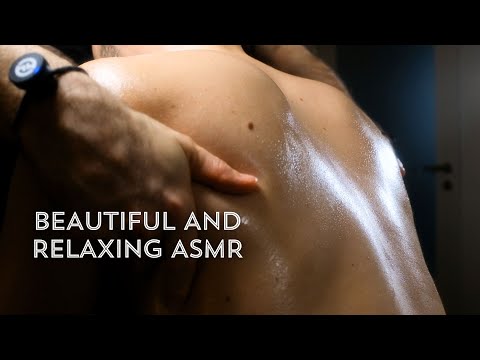 ASMR Relaxing Back Massage | Man Muscle Back | Fall Asleep Fast NO TALKING