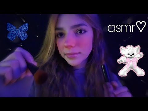 асмр♡︎ ||~звуки рта👄 и кисточка🖌️~|| asmr♡︎ ||~mouth sounds👄~||
