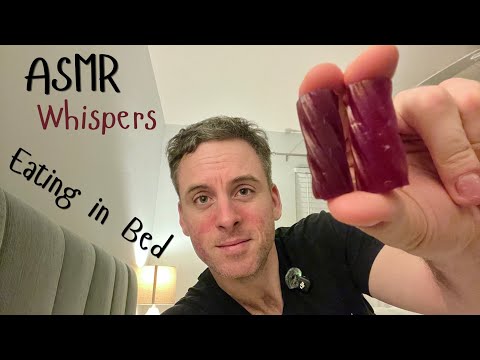 ASMR Late Night Snack - Eating Licorice & Whispers