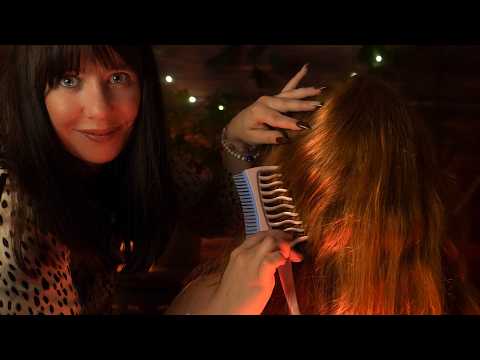 ASMR • Massage du cuir chevelu & papouilles dans les cheveux 💆‍♀️