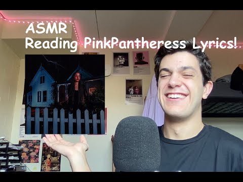 ASMR Reading PinkPantheress Song Lyrics with Random Triggers!