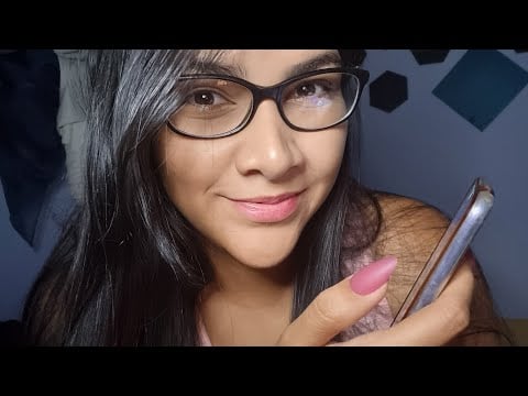 ASMR masticando chicle y charlando con ustedes + leo una historia al final