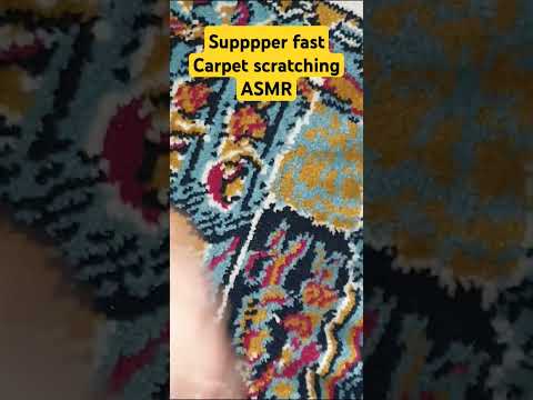 very very fast carpet scratching ASMR #asmr #fastandagressiveasmr #tappingasmr #scratchingasmr