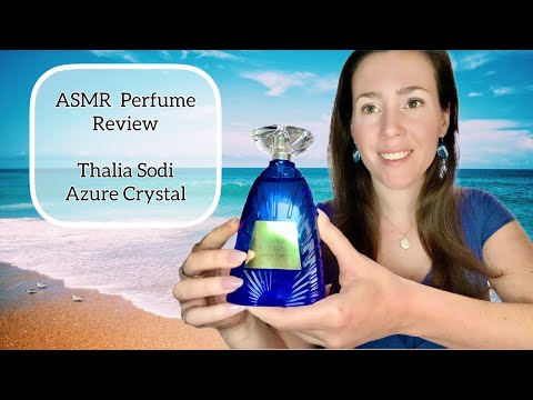 ASMR Perfume Review - Thalia Sodi Azure Crystal - Fresh, Coconut, White Floral, Clean, Tropical