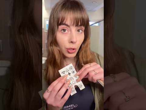 ASMR 1$ Tattoo in the school bathroom 🪄 #asmrvideo #asmr #asmrsounds #asmrroleplay #shortvideo