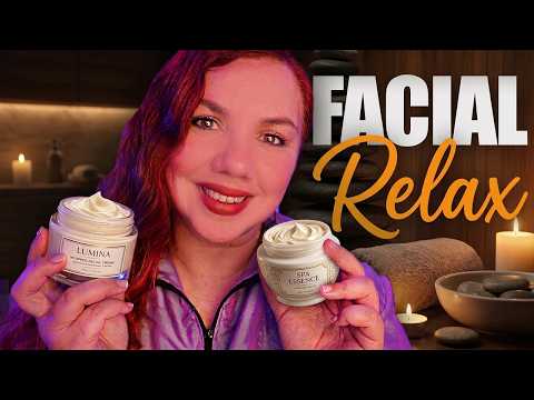 ASMR SPA con tu Dermatóloga TOCANDO tu CARITA 😴 Spa Facial Súper Relajante