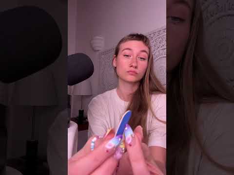 ASMR manicure | nails filing