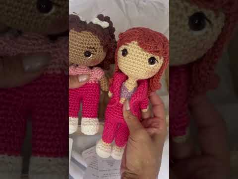 ASMR - Eu ganhei uma versão minha e da Maya de amigurumi 😍😍😍😍