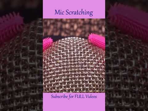 ASMR Mic Scratching with Silicone ❤️ #shorts #asmr