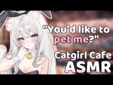 【ASMR】Sweet & Shy Catgirl at the Catgirl Cafe Spoils You (Bunny Suit/Purring/Personal Attention)