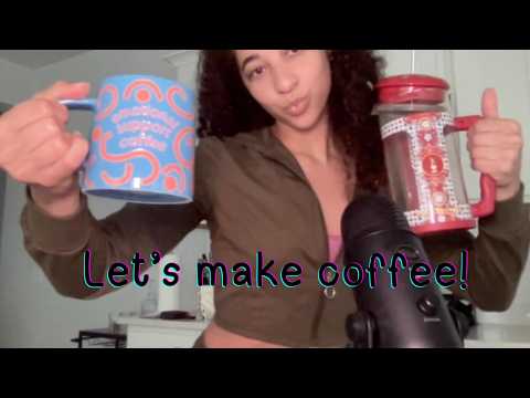 ASMR - Make Coffee & Breakfast with Me