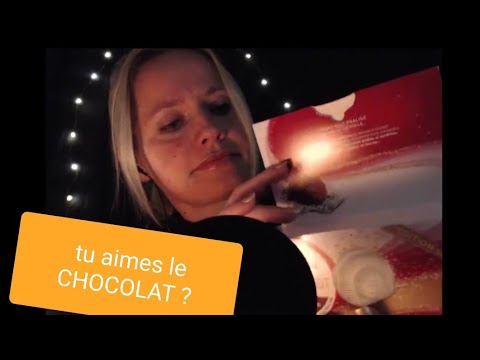 Asmr Francais chocolat plaisir auditif plaisir gustatif petite dégustation