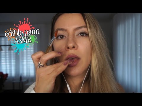 ASMR Spit Painting You with Edible Paint🎨😋