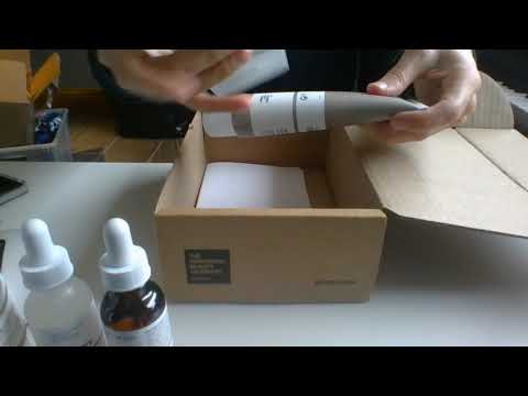 ASMR unboxing The Ordinary