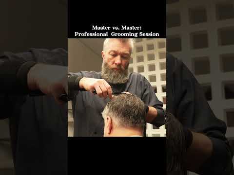 💈(ASMR) When a Master Barber Gets a Cut: Professional Barber Grooming Session